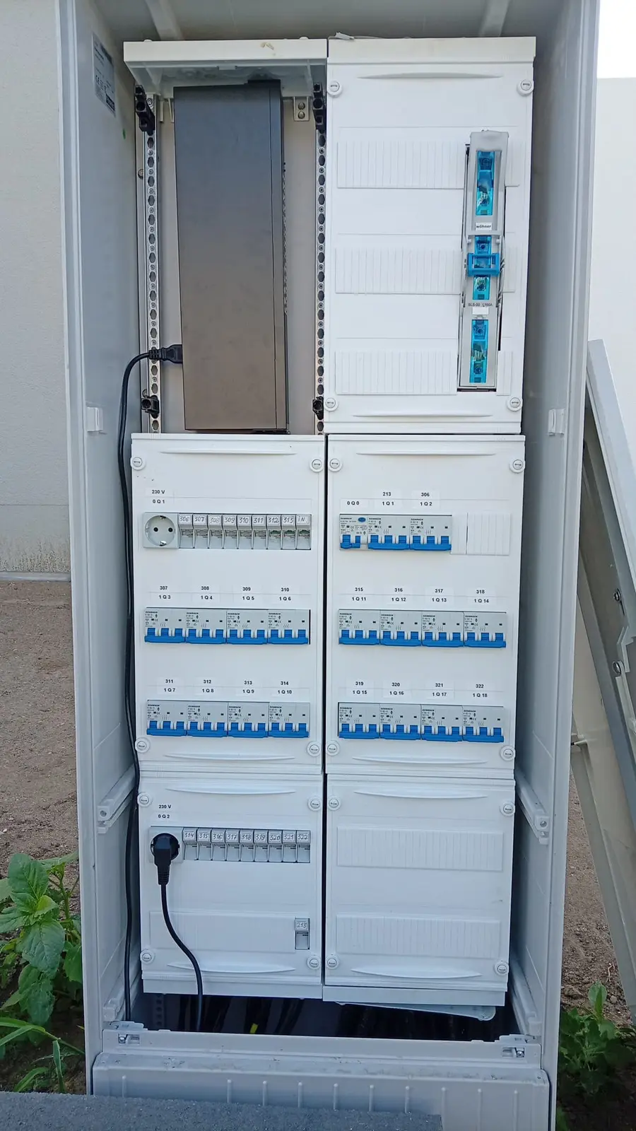 Von ELEV ausgeführter Stromverteiler